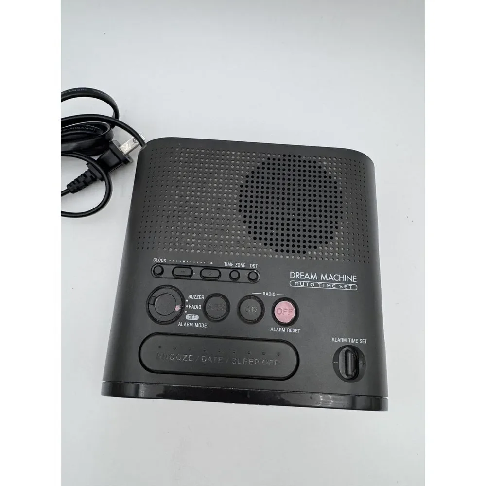 Sony Dream Machine ICF-C218‎ Black Dual AM/FM Radio Alarm Clock
